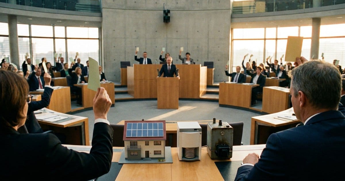 Bundestag kippt Heizungs-Kurs