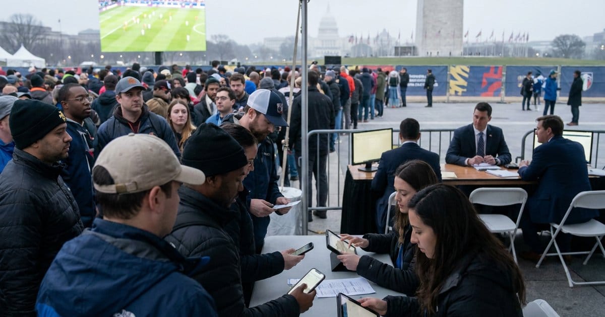 Fifa-Fanzone mit Datendreh