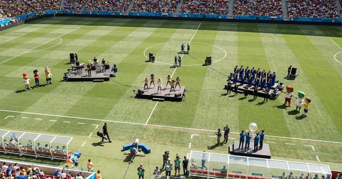 WM-Finale mit Mega-Show