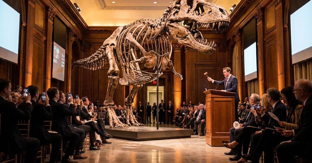 T-Rex Gus sprengt Auktionsrekord