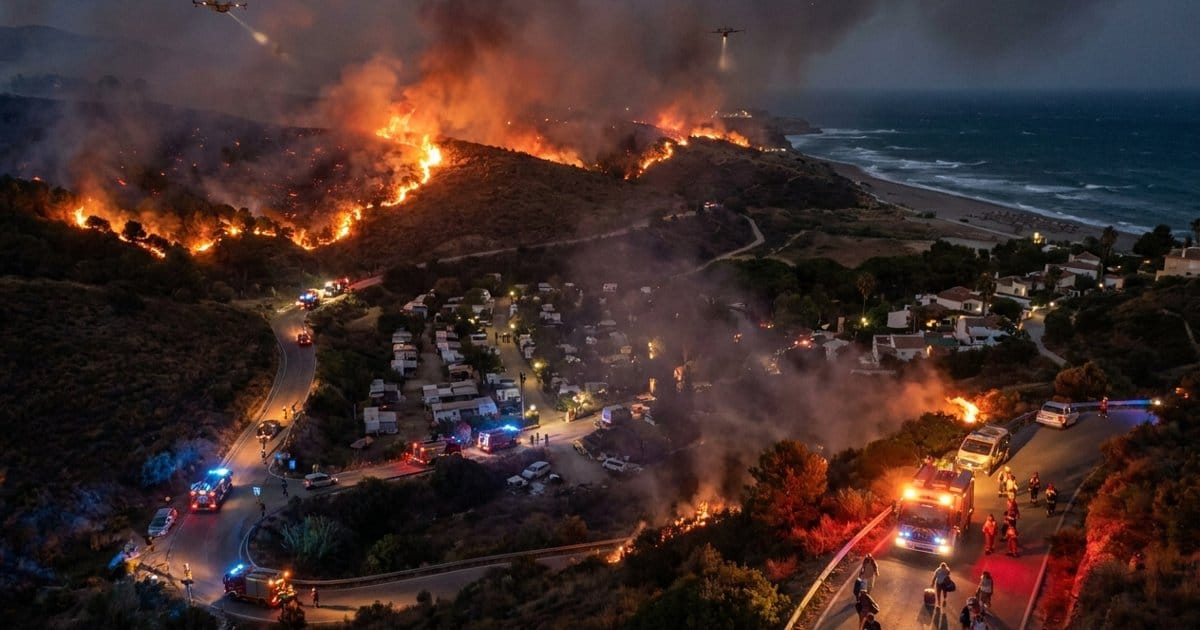 Feuer-Horror in Andalusien