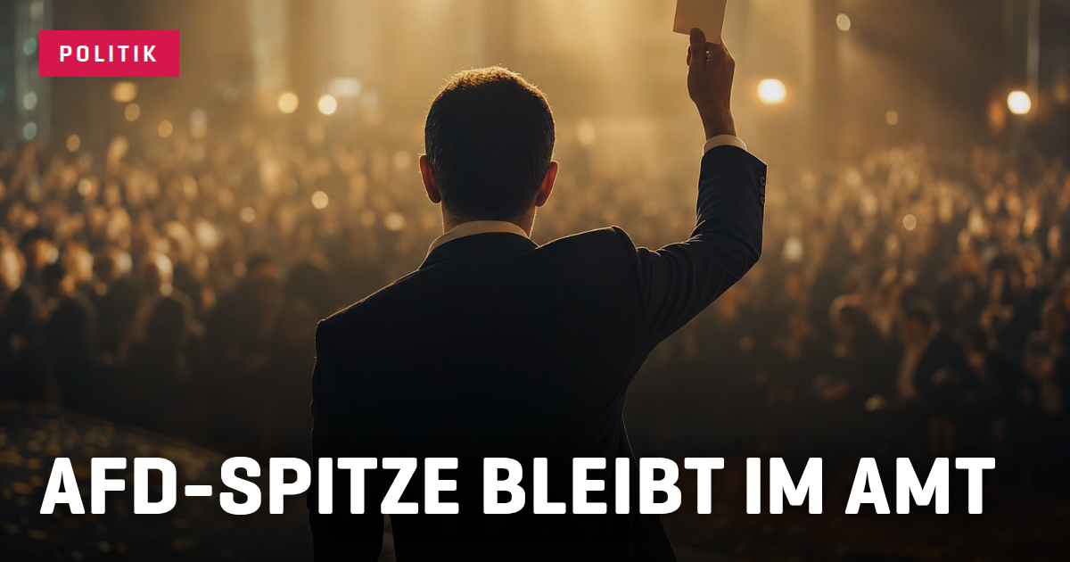AfD-Spitze bleibt im Amt