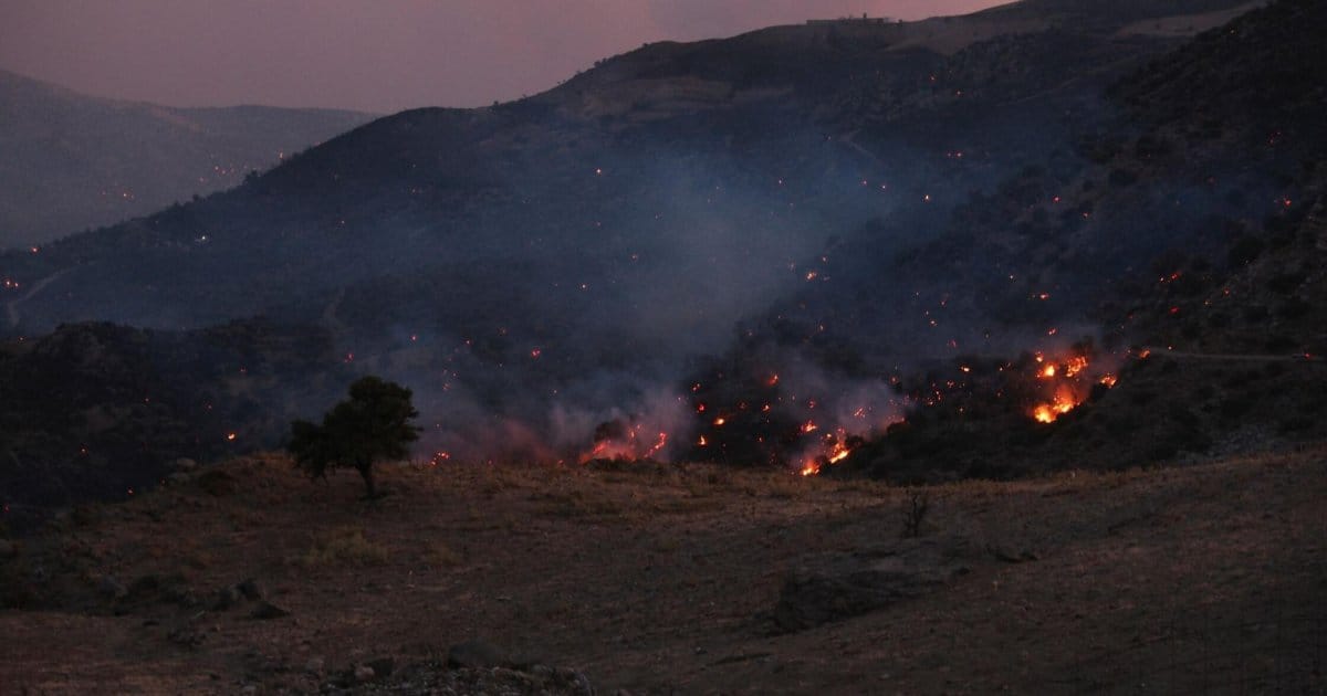 Feueralarm in Südeuropa