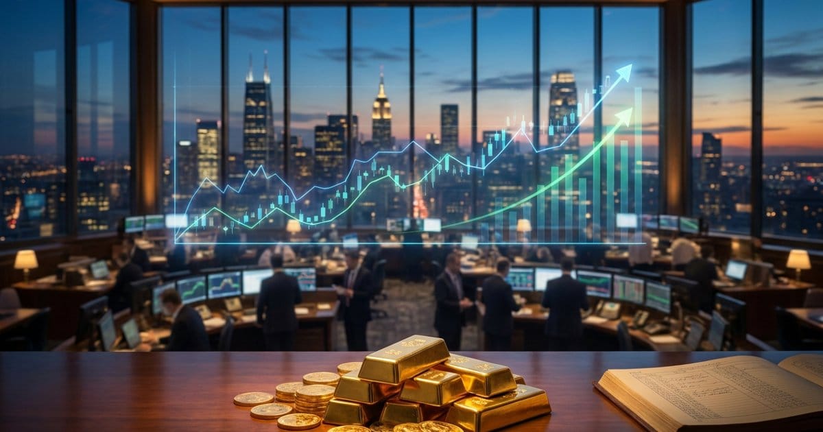 Gold steigt 1,09% auf 4.157,60