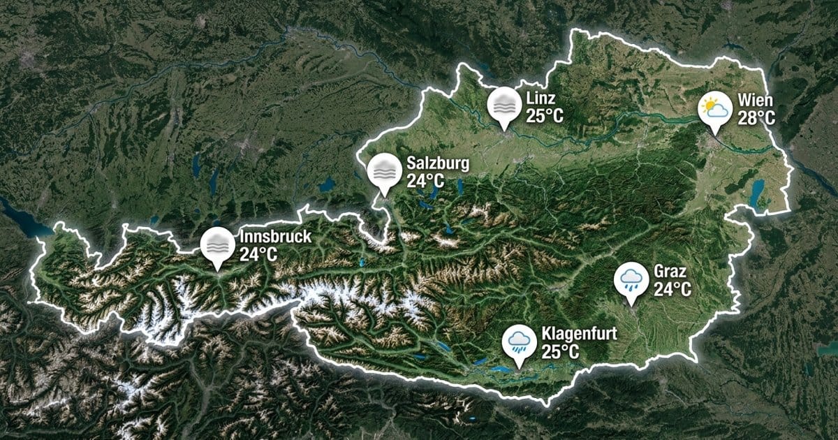 Österreich: Sonne, Nebel, Schauer