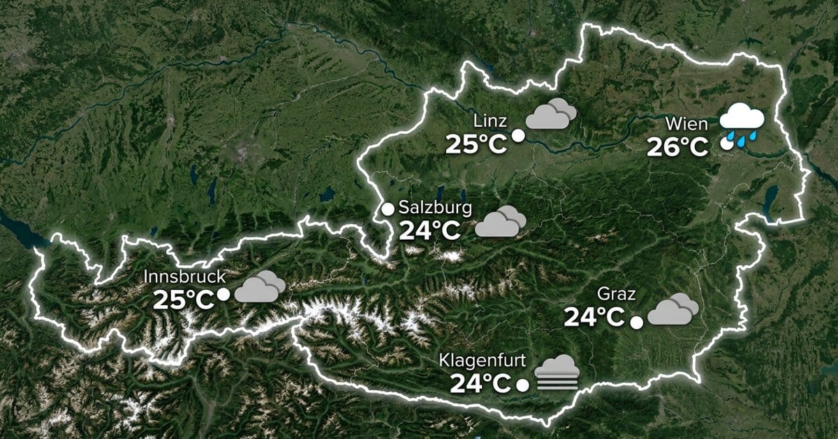 Österreich: Viele Wolken heute