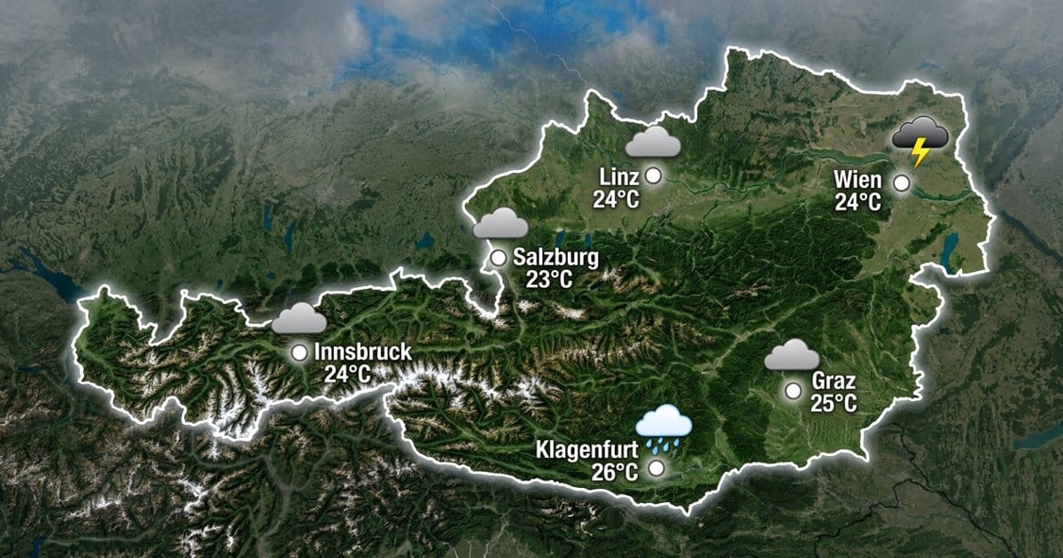 Österreich: wechselhaft heute