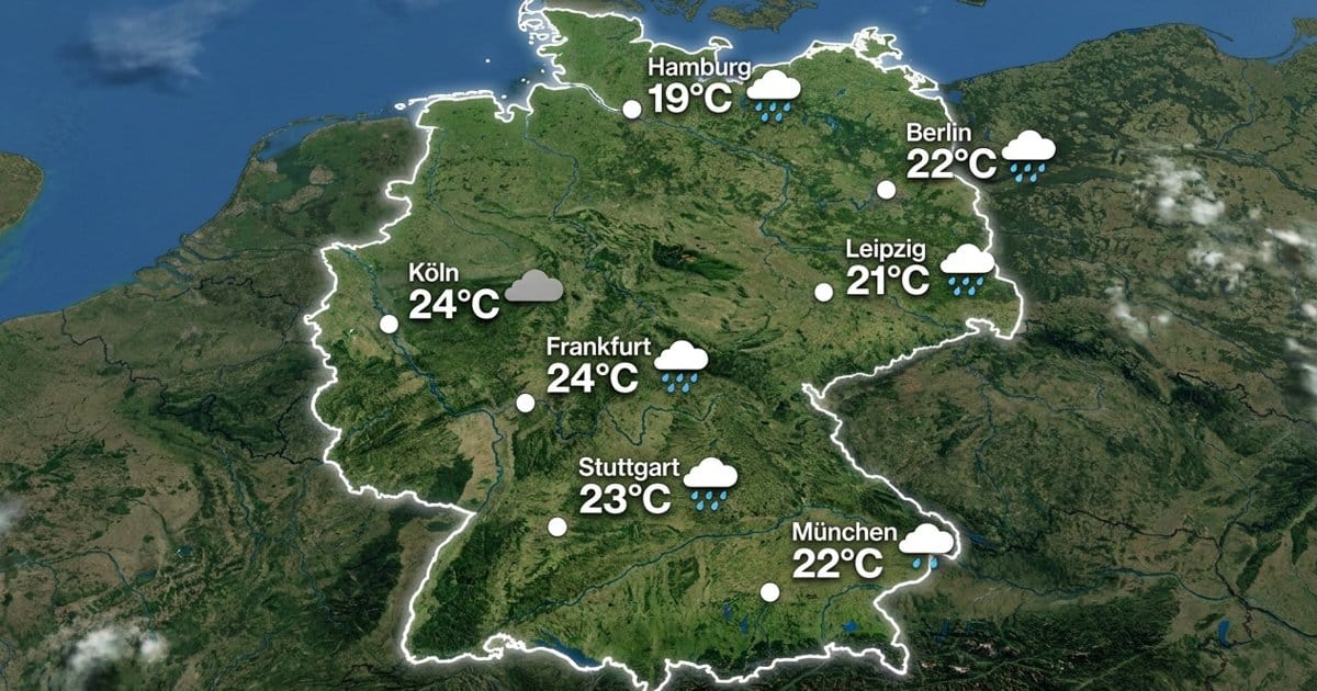 Viele Schauer, Westen trockener