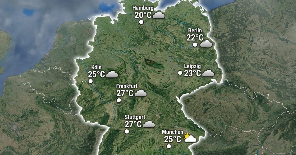 Deutschland: trocken und mild