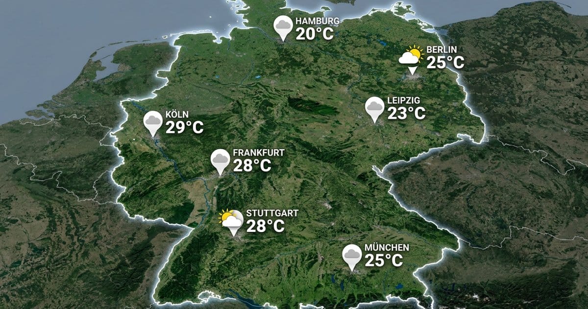 Deutschland: trocken und mild