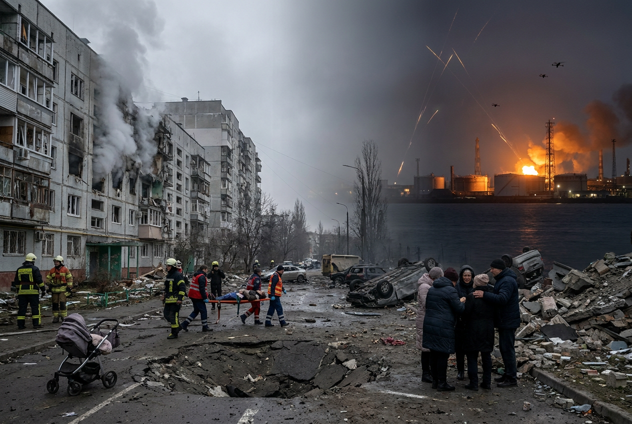 Neue Tote nach Angriffen – Ukraine zielt auf Ölinfrastruktur
