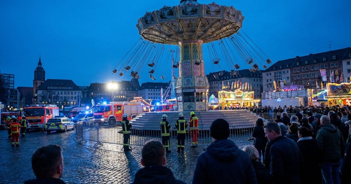 Panne im Kettenkarussell