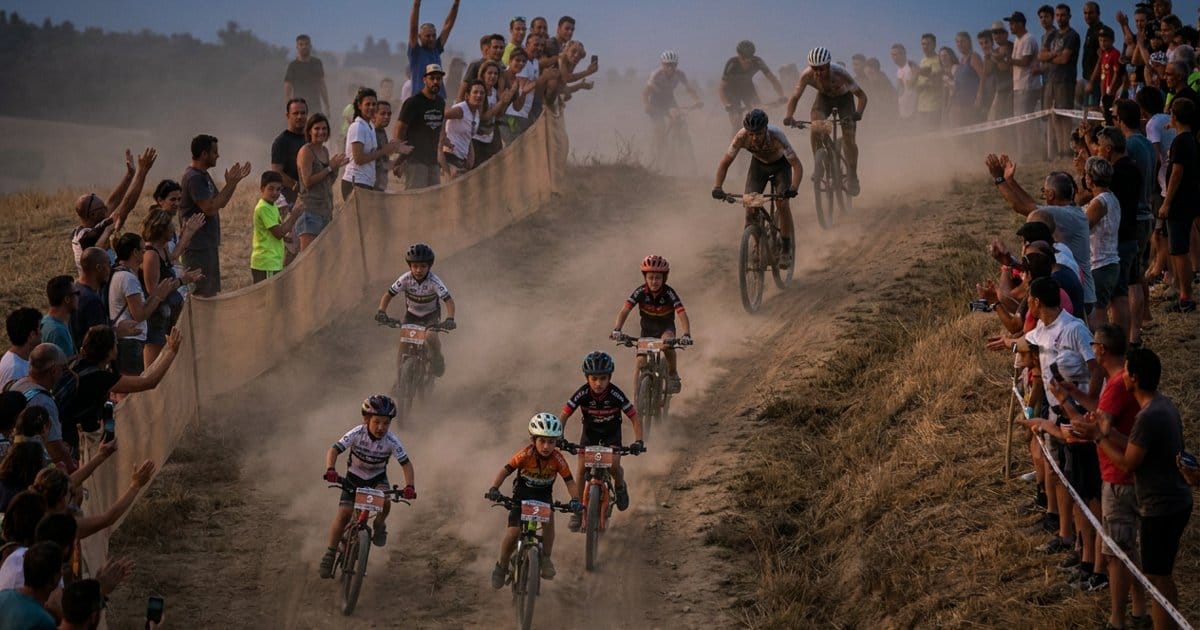 Kleine Biker stehlen die Show