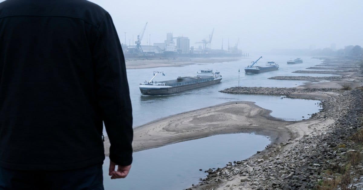 Rhein so leer wie nie