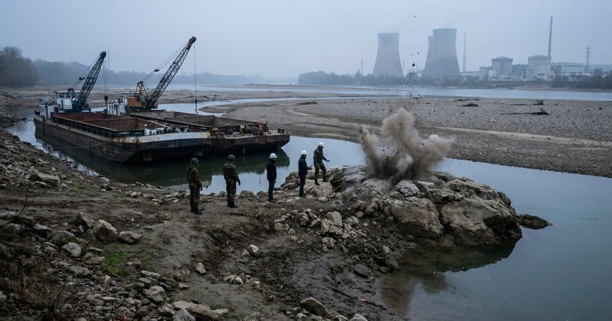 Donau-Krise bedroht Atomstrom