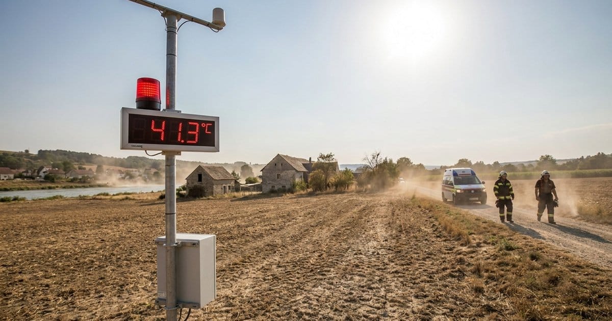 Hitzerekord über 41 Grad