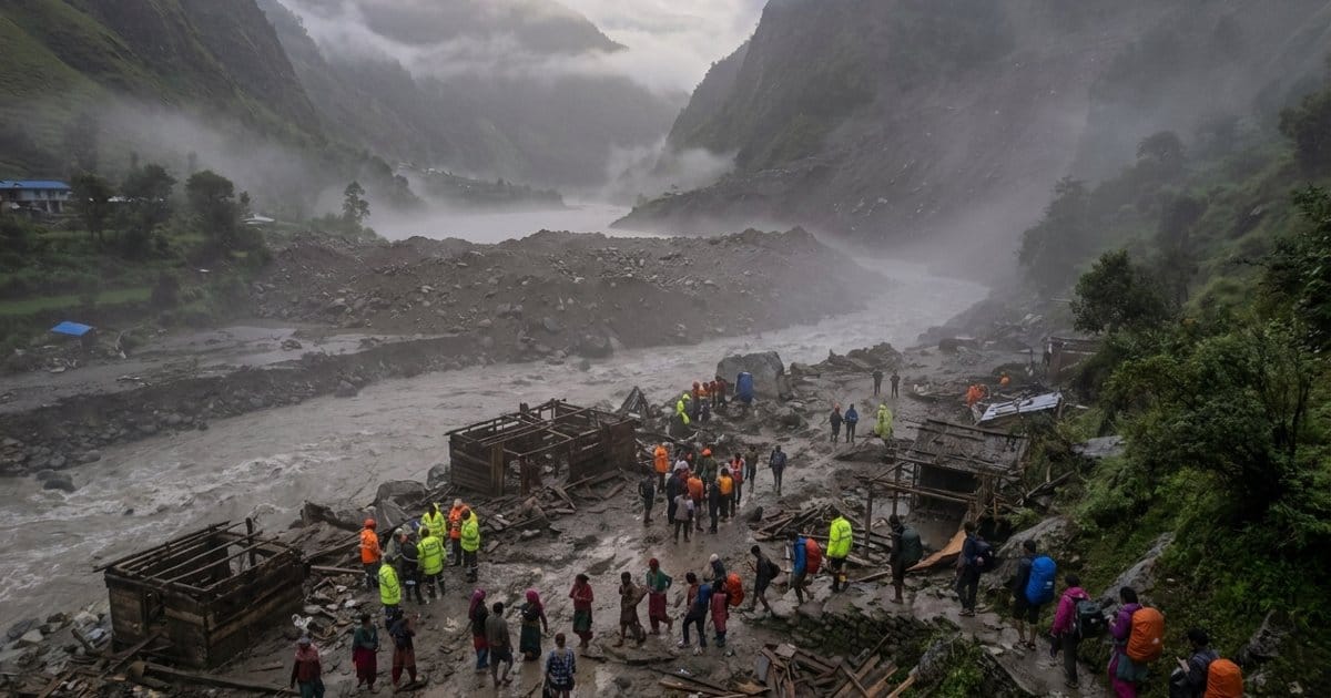 Himalaya-Flut fordert Hunderte