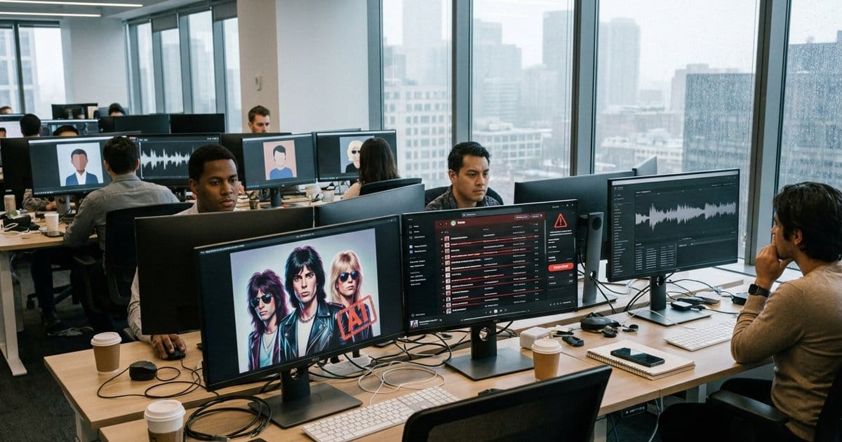 Spotify markiert KI-Acts