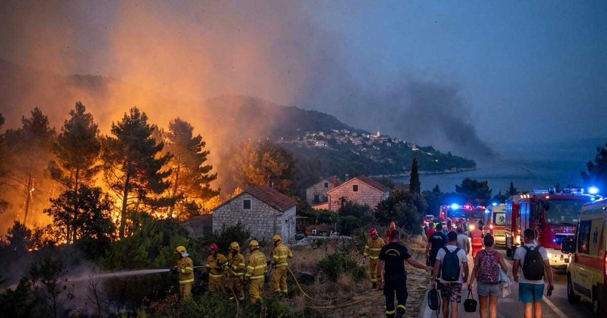 Feueralarm in Europa
