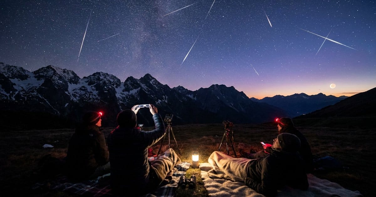 Perseiden-Show am Finsternis-Tag