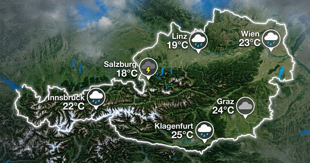 Österreich: nass und gedämpft