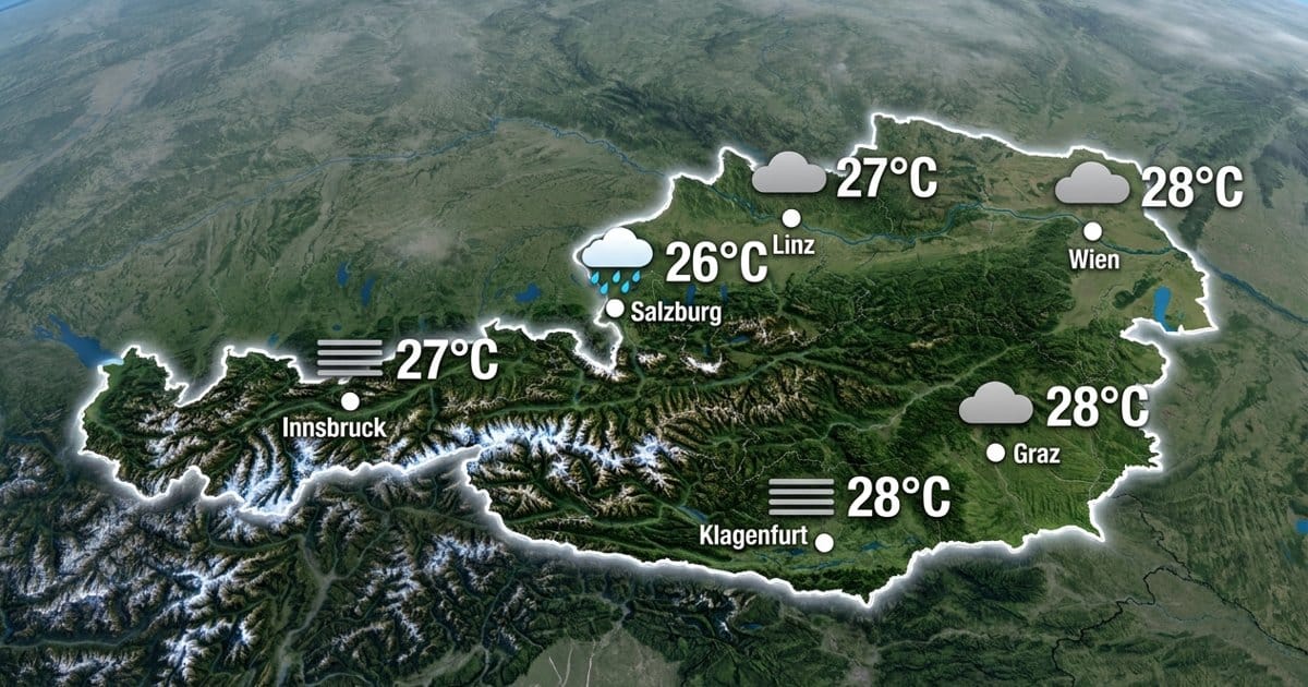 Österreich: meist bedeckt