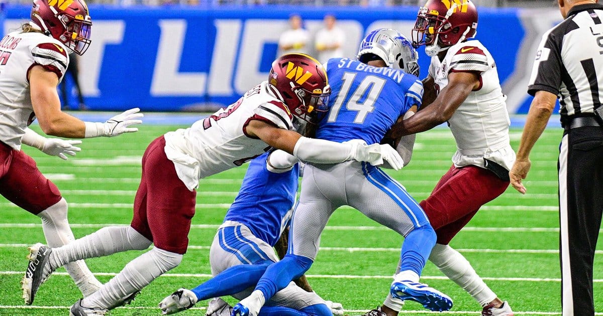 St. Brown rettet die Lions
