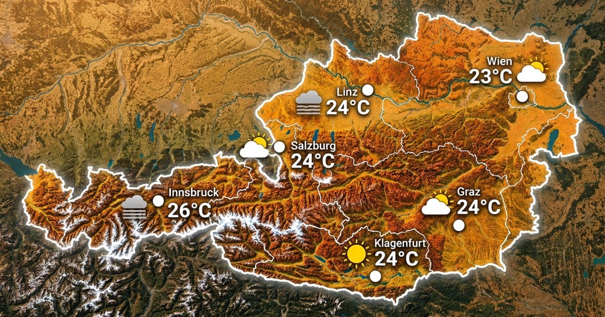 Österreich: Sonne und Nebel