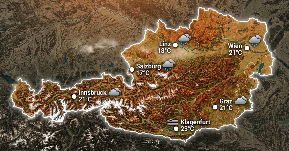 Österreich: Regen und Nebel