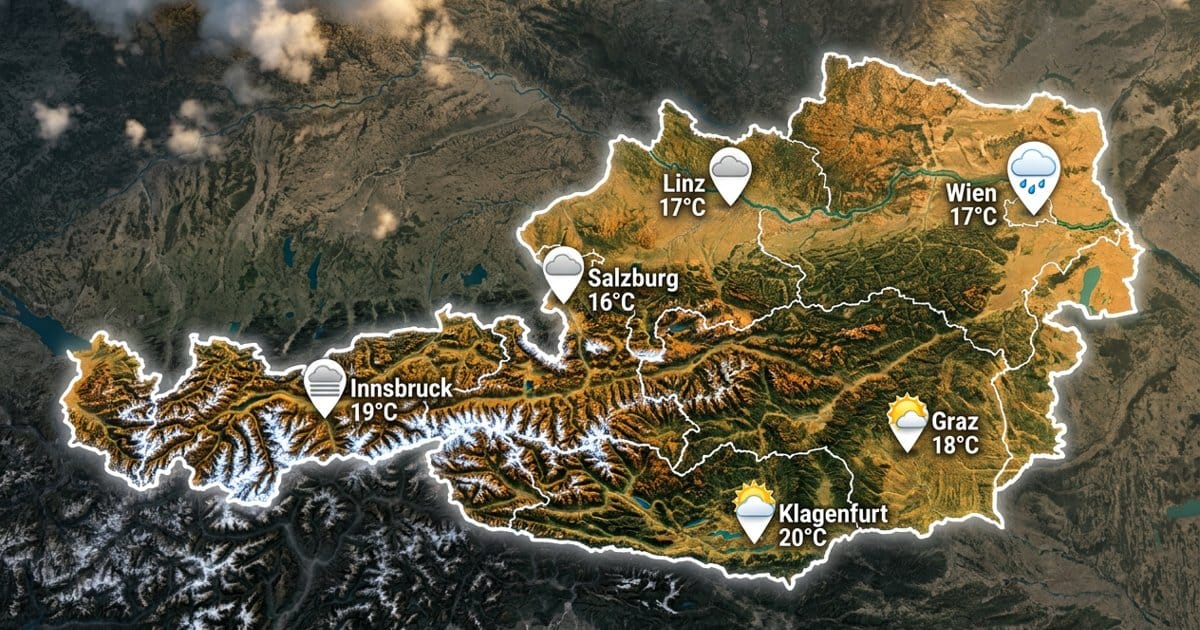 Österreich: kühl und gemischt