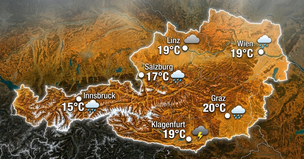 Österreich: Regen und Gewitter