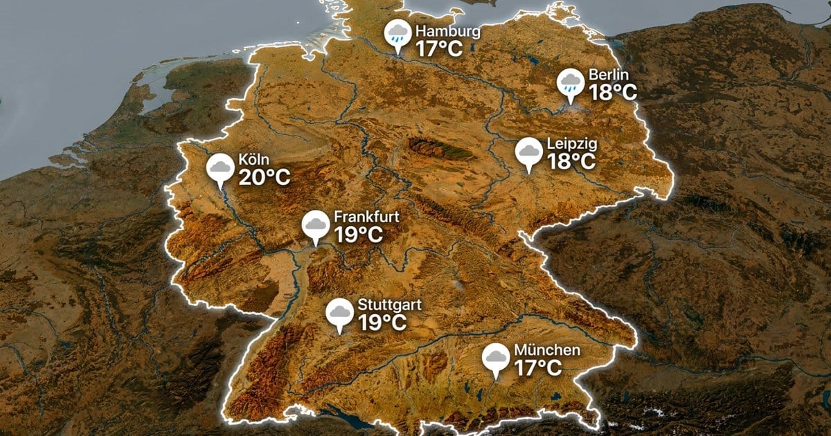 Deutschland: Schauer im Norden