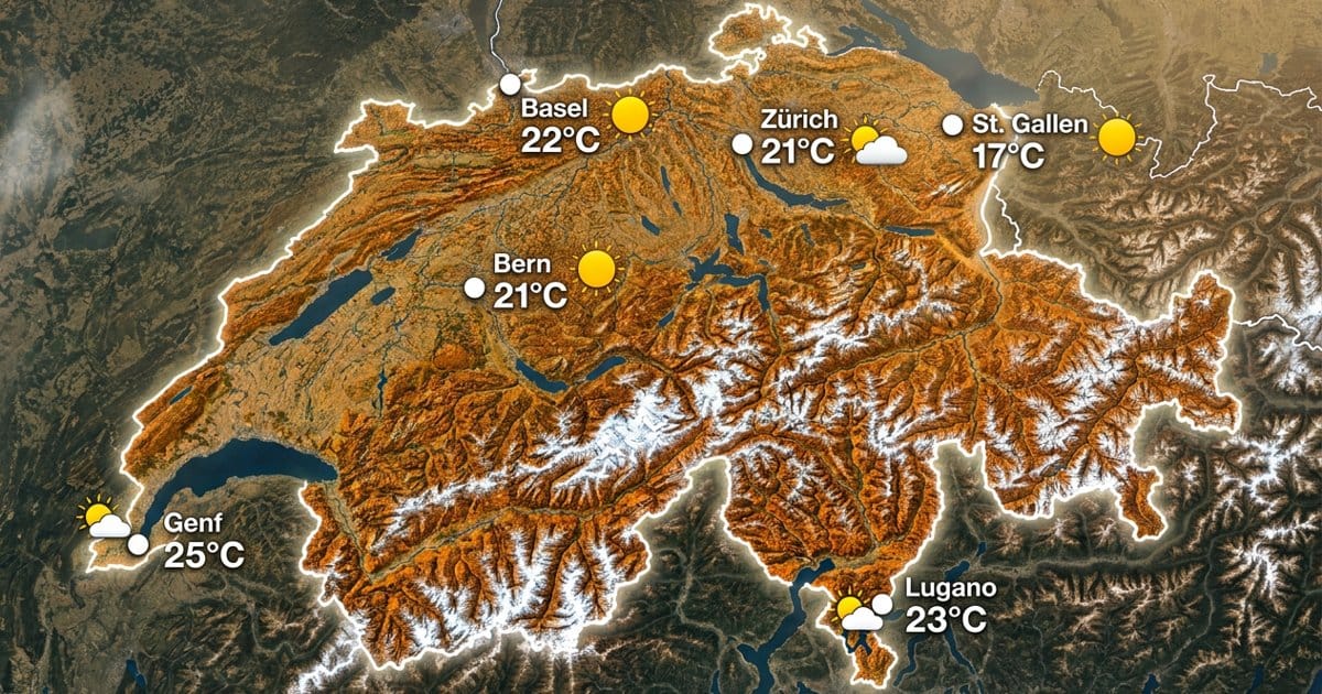 Schweiz: trocken und mild