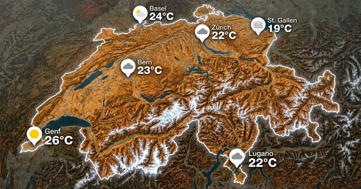 Schweiz: trocken und mild
