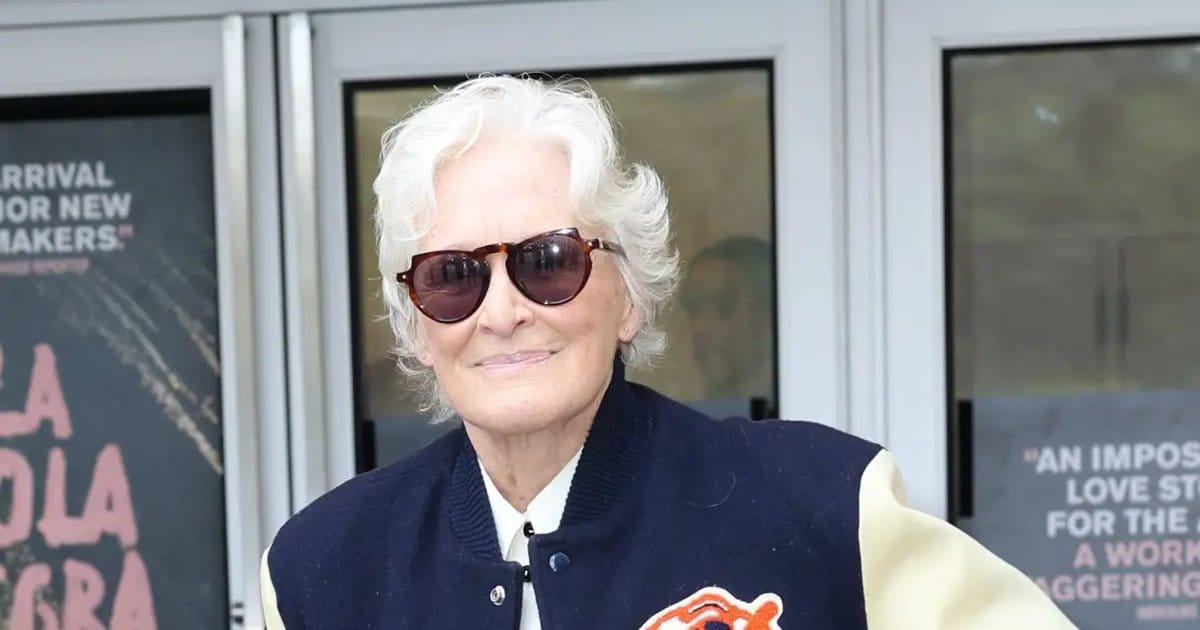 Glenn Close mit Stock gesichtet