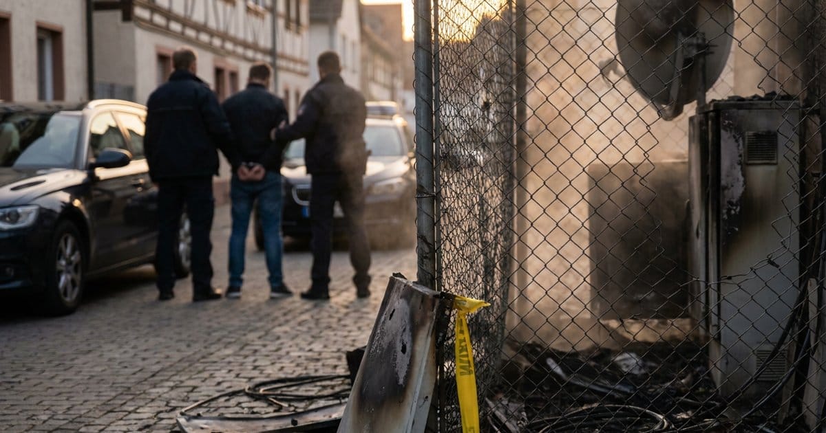 Brandspur führt zur Mafia
