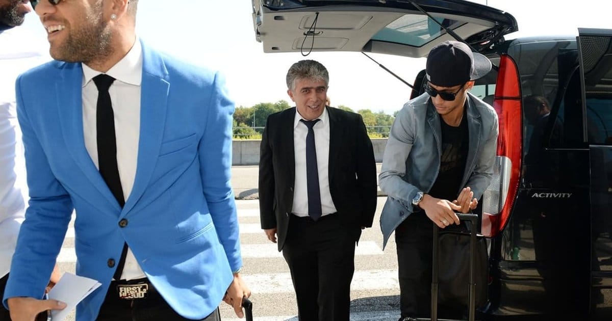 Neymar fuhr bei ihm mit