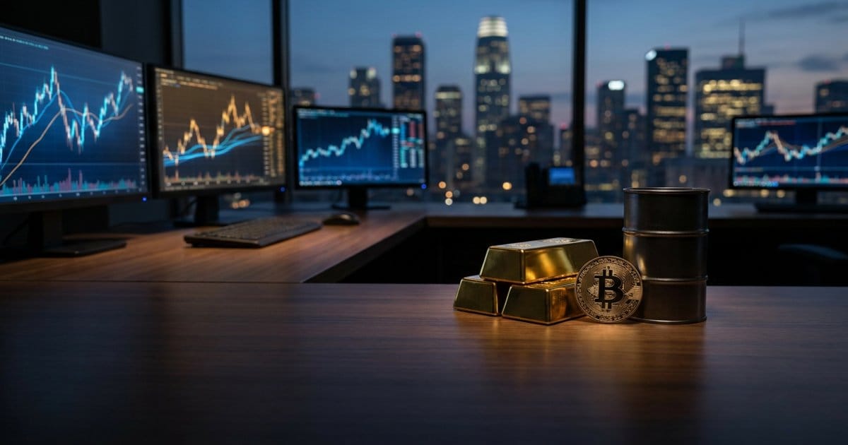 Brent +5,50%, Bitcoin -2,75%