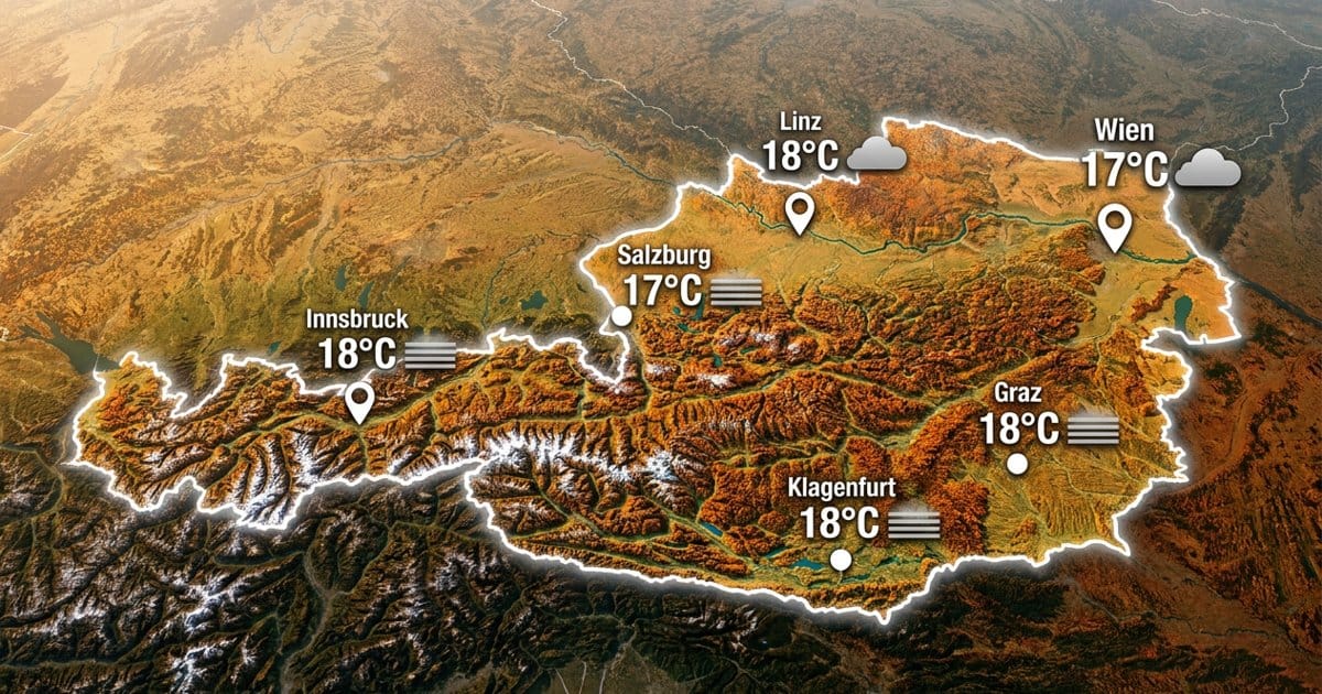 Österreich: ruhig und herbstlich