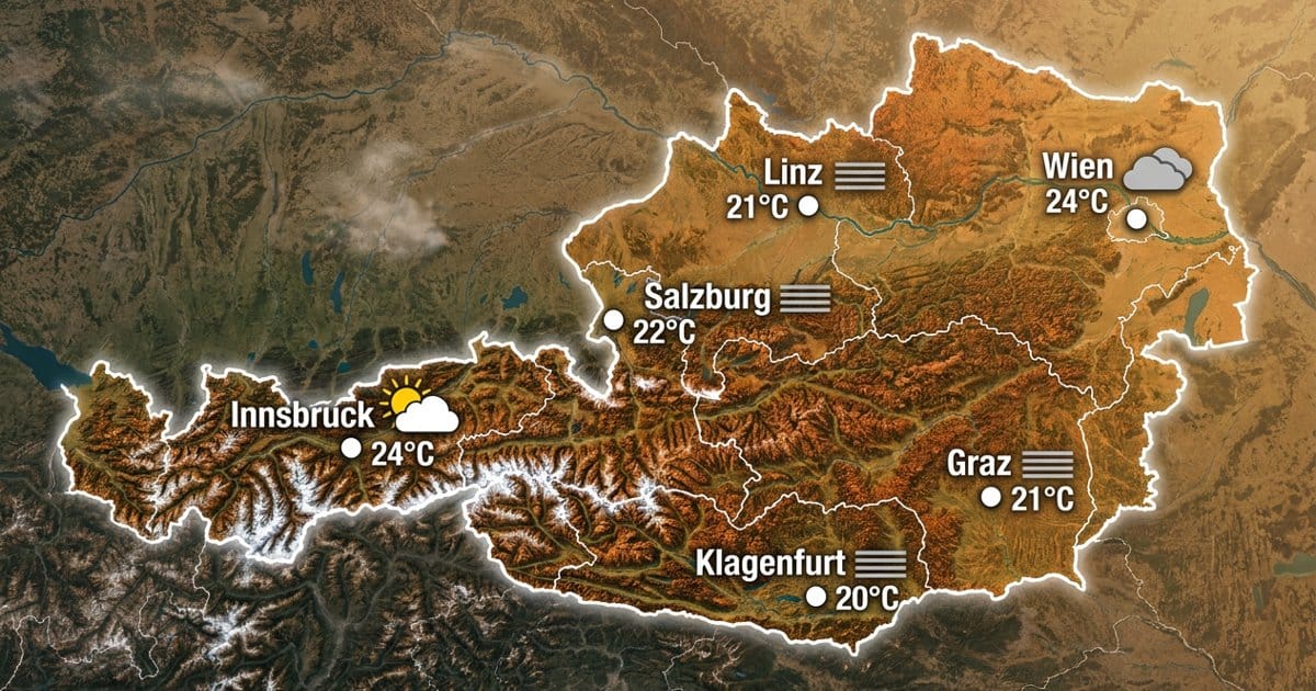 Österreich: trocken durch den Tag