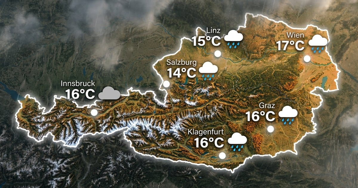 Österreich: Regen und Wolken