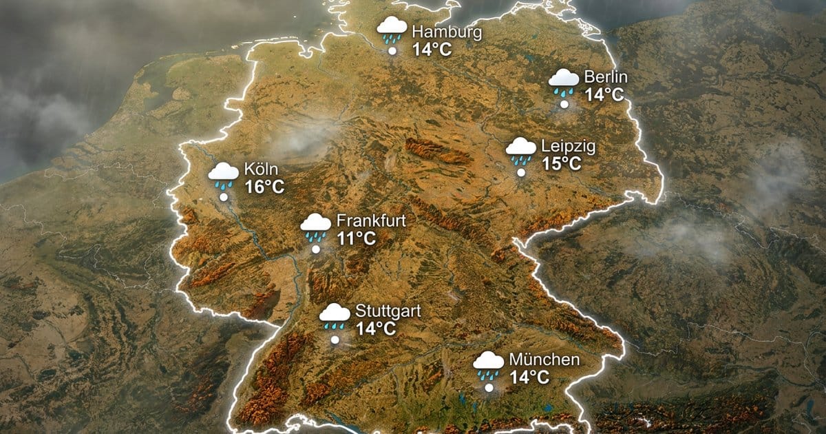 Regenreicher Oktobertag