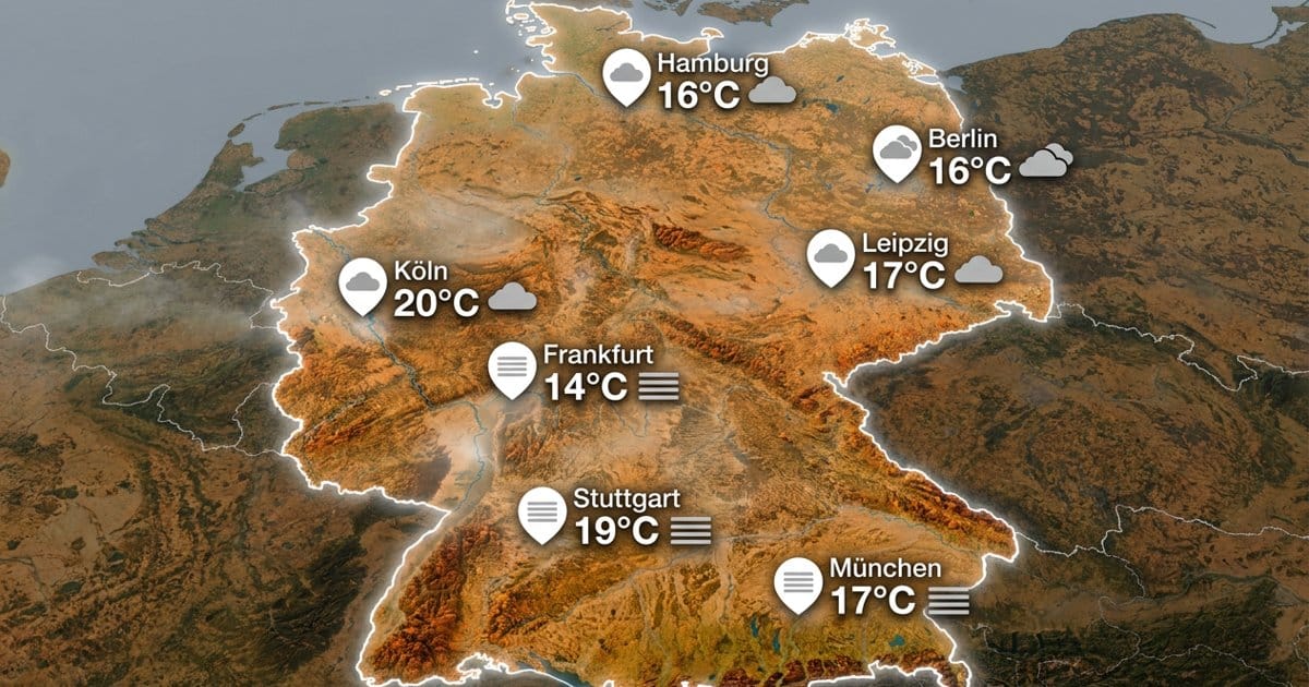 Deutschland: trocken und kühl