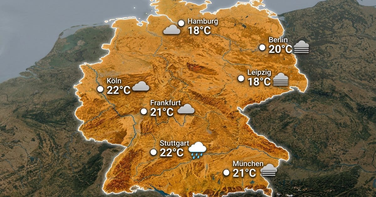 Nebel, Wolken, teils Regen