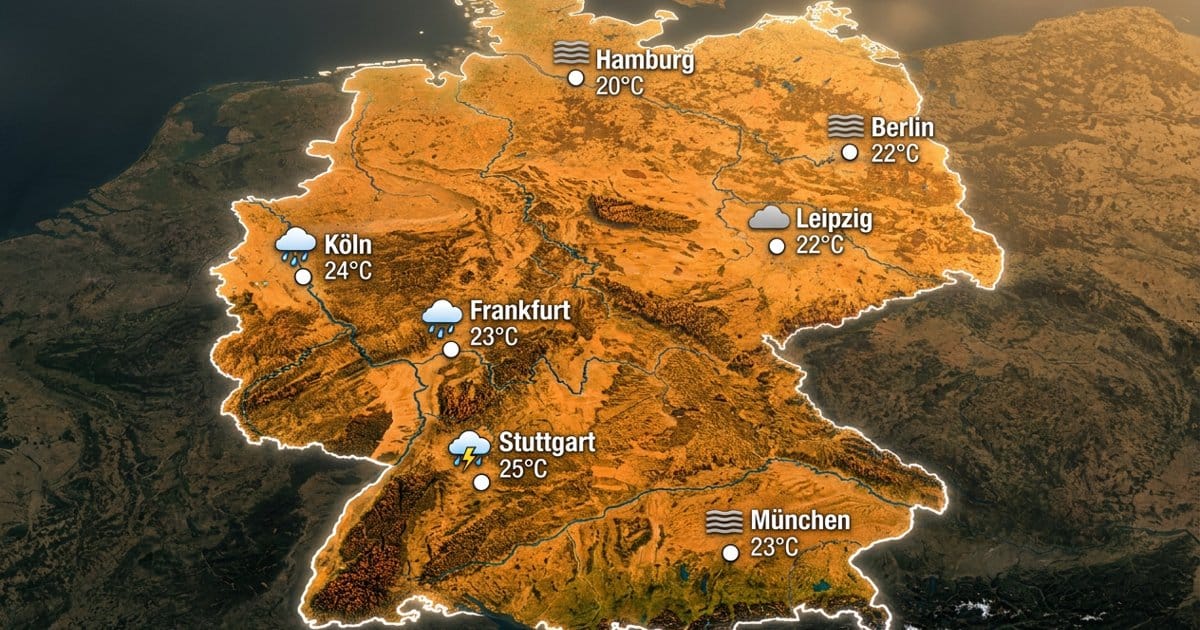 Nebel im Norden, Regen im Westen