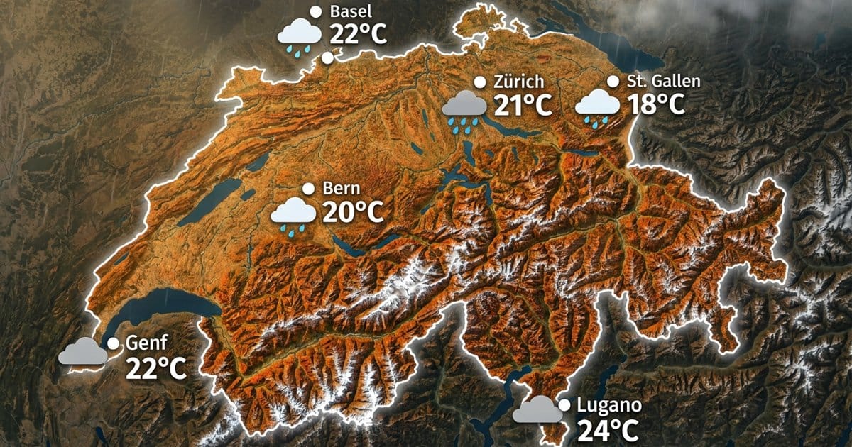 Regen im Norden, trocken im Süden