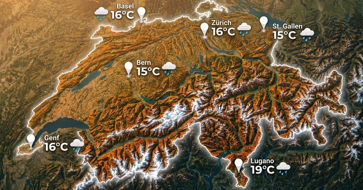 Schweiz: Nass und kühl heute