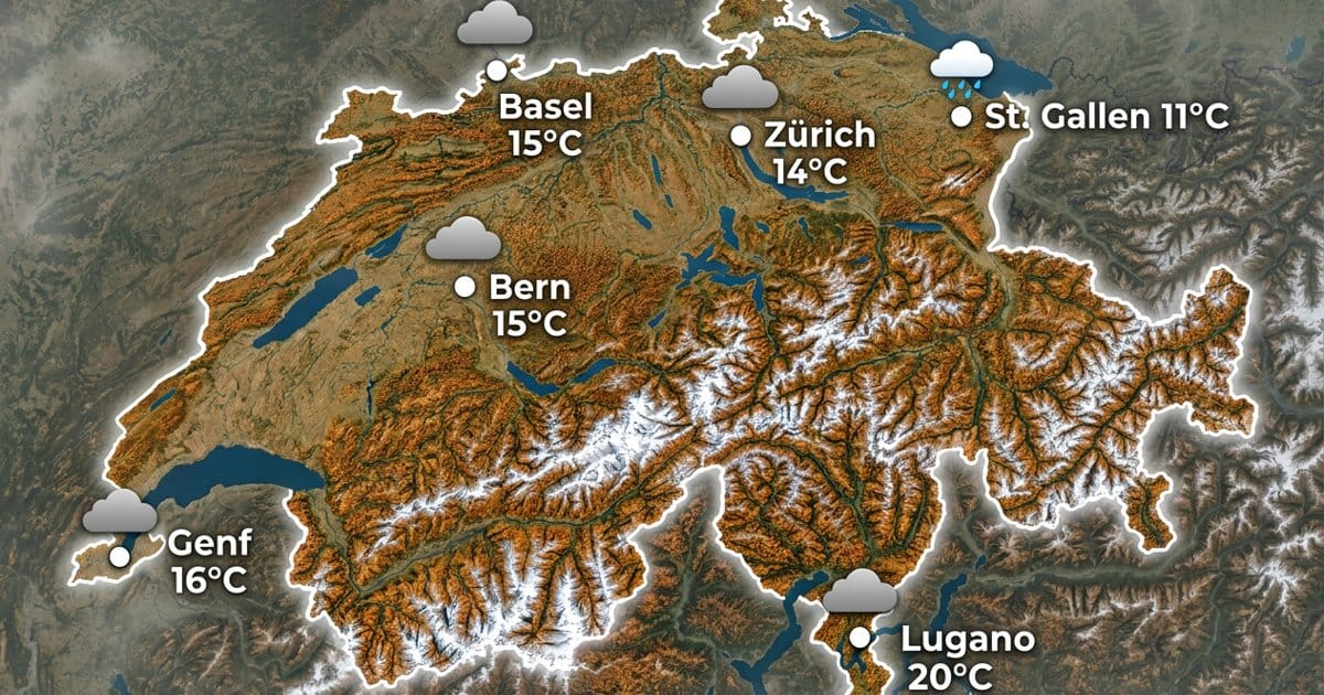 Schweiz: meist bedeckt