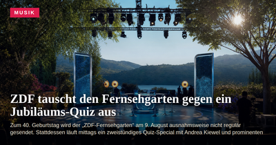 ZDF tauscht den Fernsehgarten gegen ein Jubiläums-Quiz aus