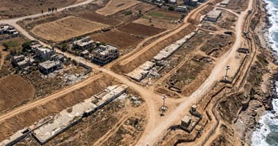 Neue Wälle teilen Gaza